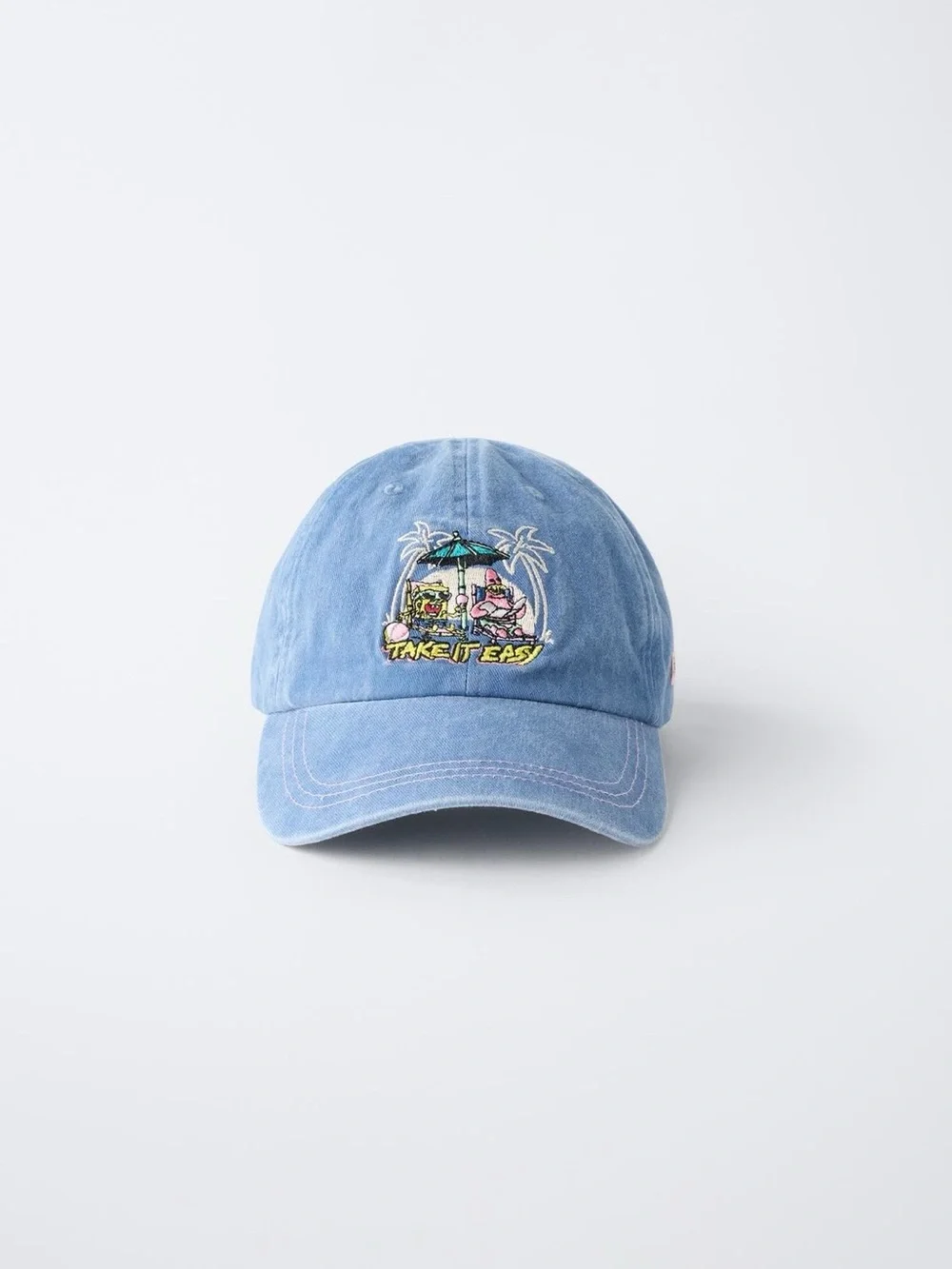Zara SpongeBob Squarepants Nickelodeon embroidered cap